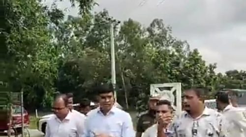 গোরস্থান ও জানাযার মাঠ পরিদর্শন
